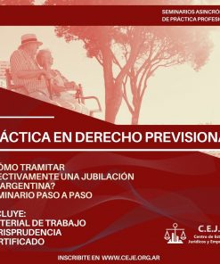 Seminario asincrónico de derecho previsional nivel 1